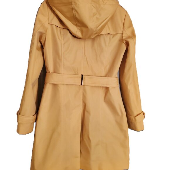 Calvin Klein XS Yellow Rain Trench Coat – Like New! - Picture 5 of 10